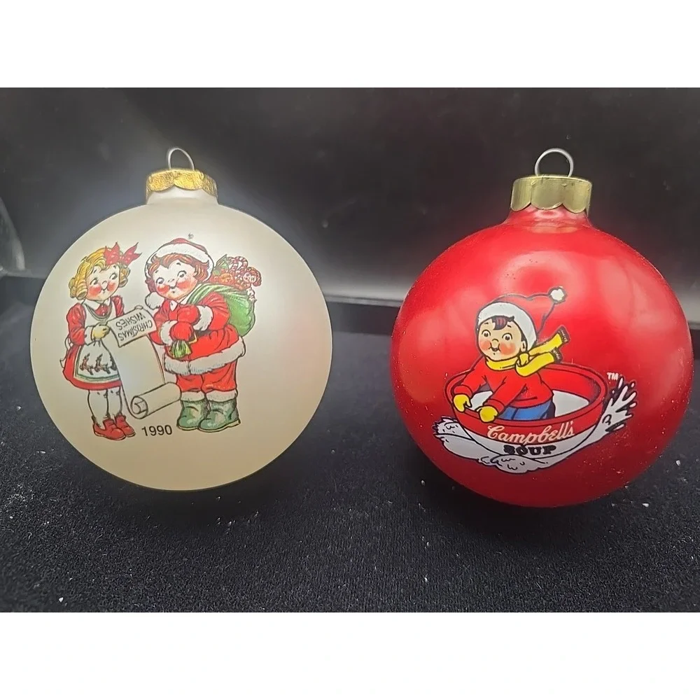 2 Campbell's‎ Christmas Ornaments  25W